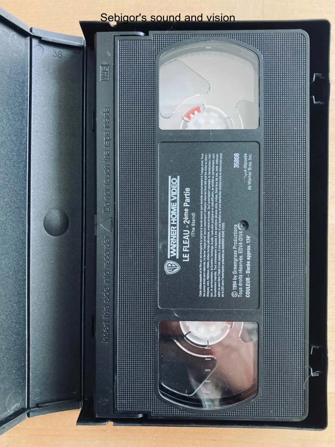 Lote de 2 cintas VHS La Peste 1ra y 2da parte Stephen King. – photo 4